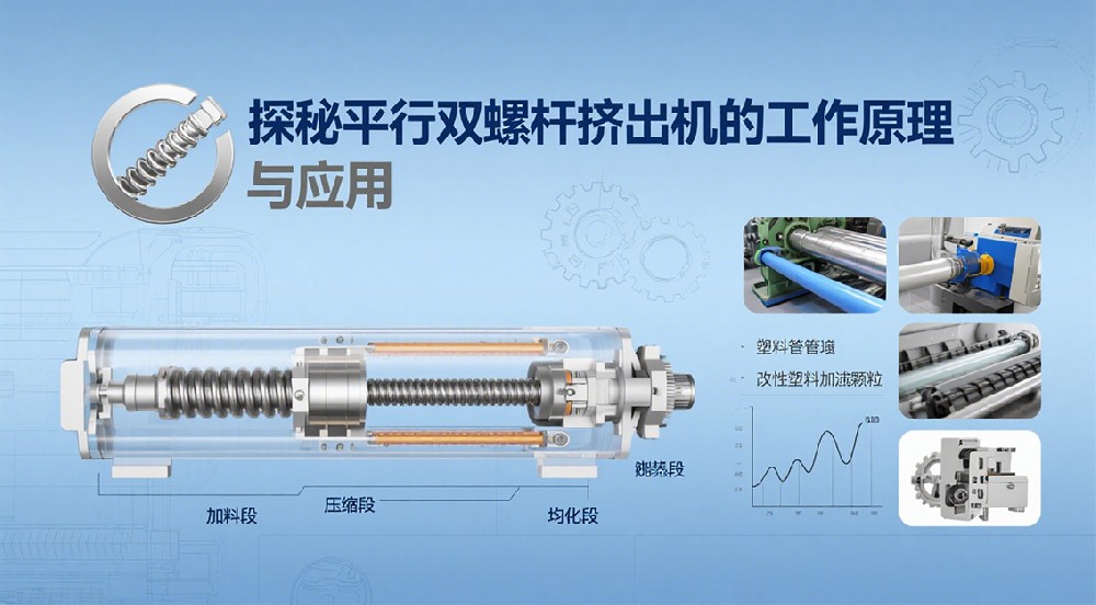 探秘平行雙螺桿擠出機的工作原理與應(yīng)用