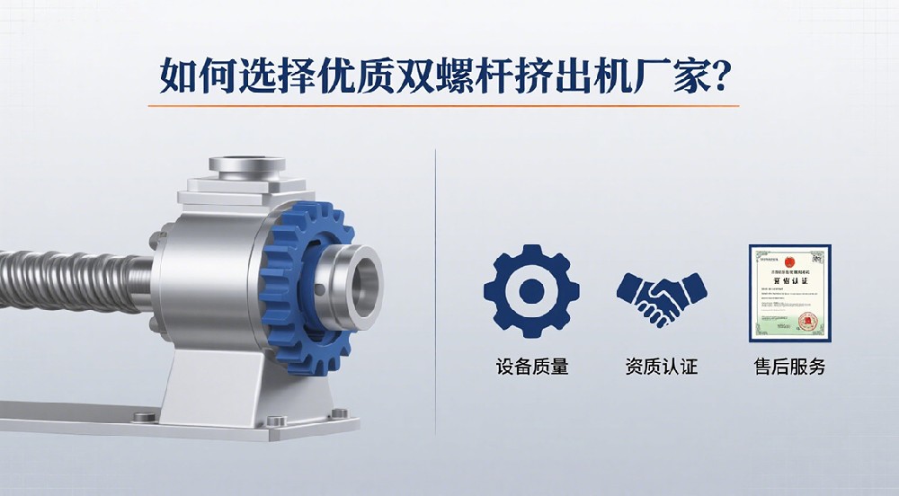 如何選擇優(yōu)質(zhì)雙螺桿擠出機廠家？