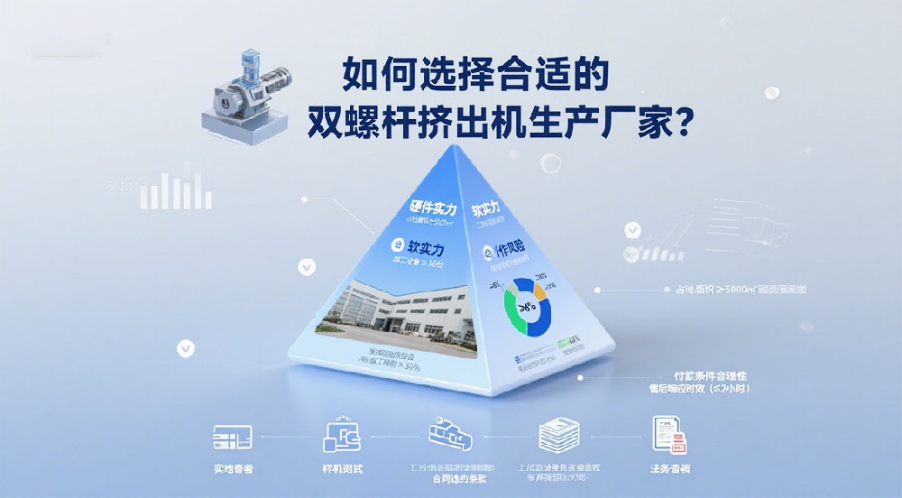 如何選擇合適的雙螺桿擠出機生產(chǎn)廠家？