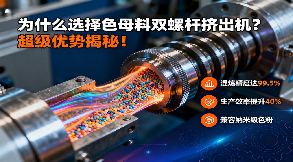 為什么選擇色母料雙螺桿擠出機？超級優(yōu)勢揭秘！