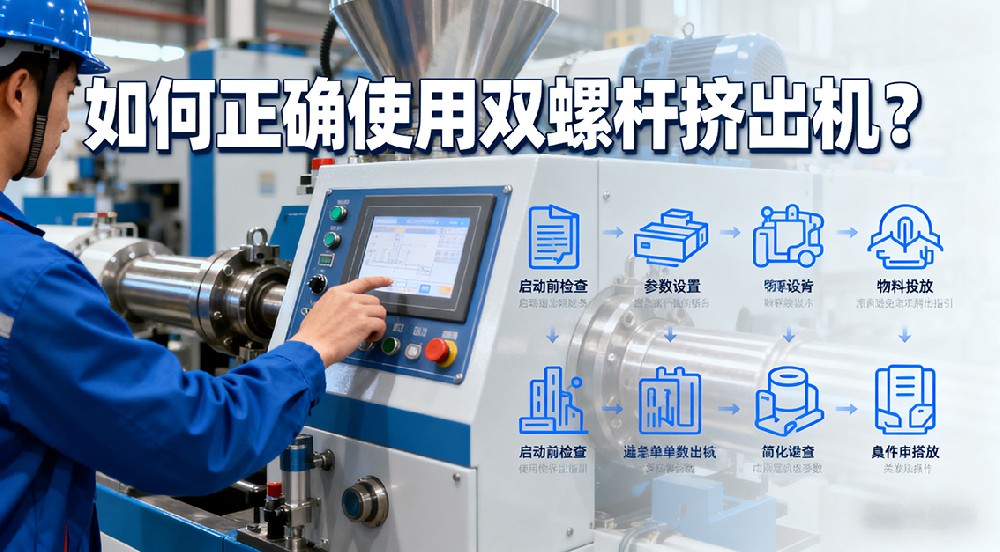 如何正確使用雙螺桿擠出機？