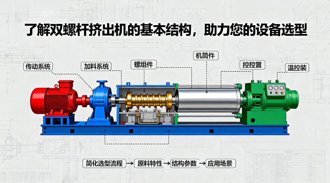 20250924了解雙螺桿擠出機(jī)的基本結(jié)構(gòu),助力您的設(shè)備選型.jpg