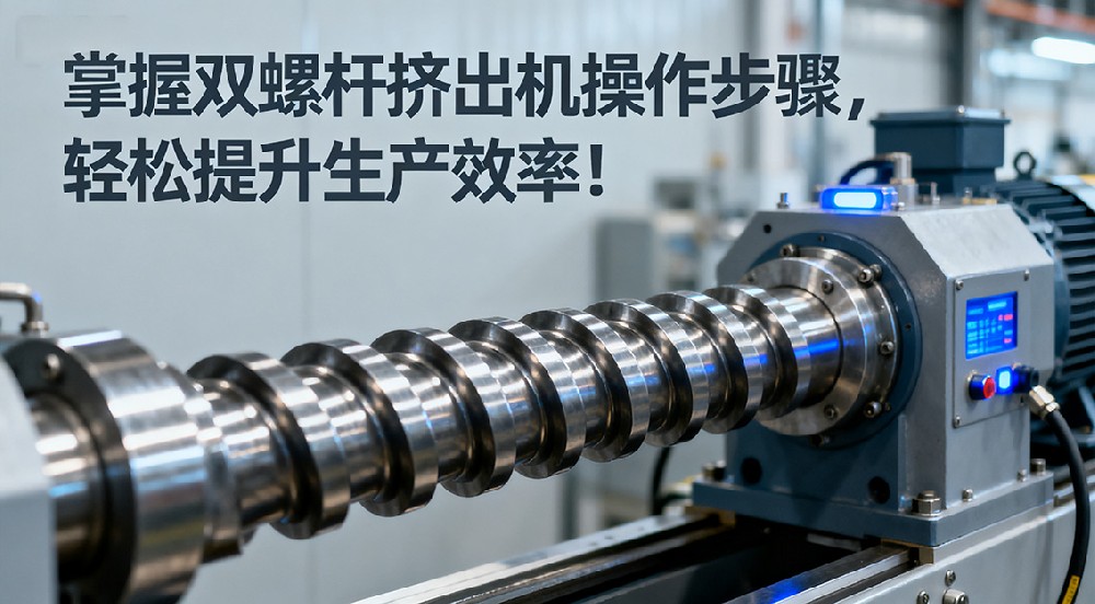 掌握雙螺桿擠出機(jī)操作步驟，輕松提升生產(chǎn)效率！