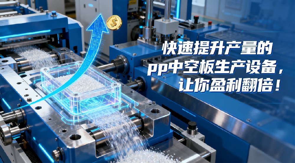 快速提升產(chǎn)量的 pp 中空板生產(chǎn)設(shè)備，讓你盈利翻倍！