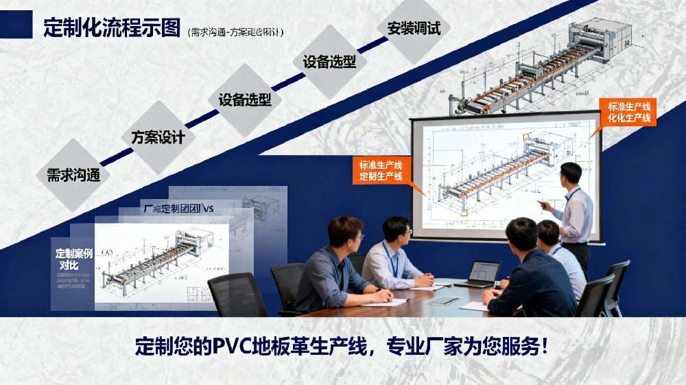 定制您的PVC地板革生產(chǎn)線，專業(yè)廠家為您服務(wù)！